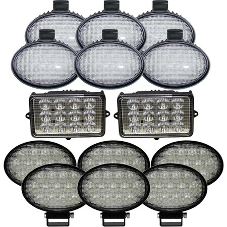 Aftermarket Complete Fits John Deere 90609070STS Series Combine LED Light Kit 2785-KM